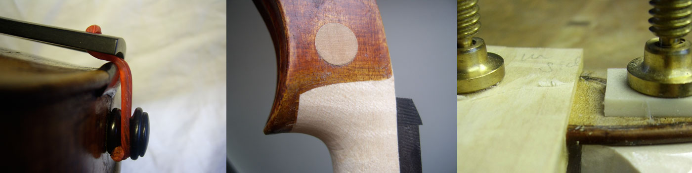 Violin repairs by Luthier Anna Tummers Brighton